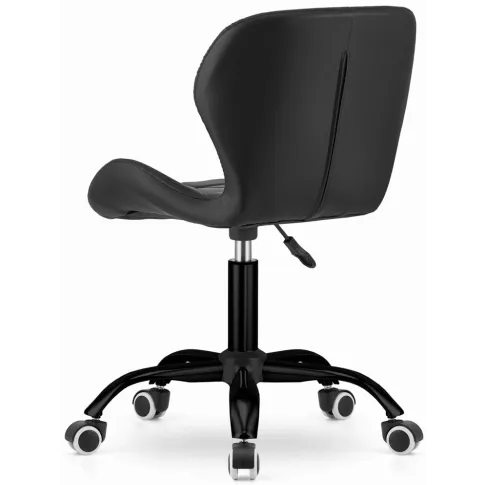 nowoczesne czarne krzesło obrotowe renes 6x