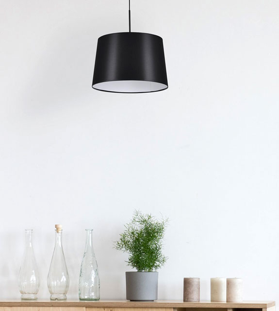 Lampa wisząca z czarnym abażurem S911-Sorgus