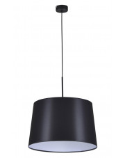Czarna lampa wisząca z klasycznym abażurem - S911-Brila w sklepie Edinos.pl