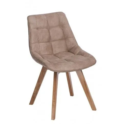 Zdjęcie produktu Krzesło pikowane Albi - beżowe.