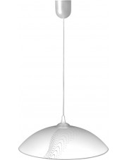 Biała szklana lampa wisząca kuchenna - S919-Fabis w sklepie Edinos.pl