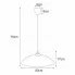 Wymiary lampy S923-Safi