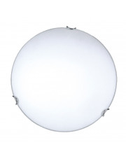 Biały minimalistyczny plafon sufitowy 30 cm - S924-Safi
