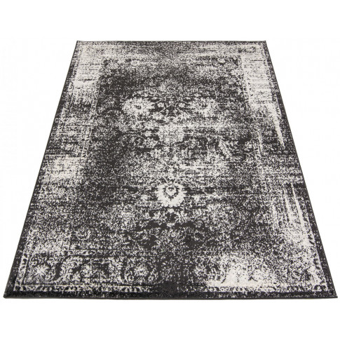 antracytowy dywan prostokątny vintage mosani 4x