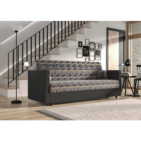 Wizualizacja aranżacji wersalki szary plecionka Davon