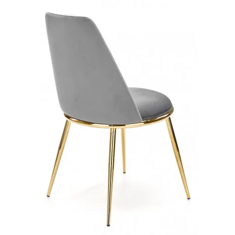 Szare nowoczesne krzesło Gasso