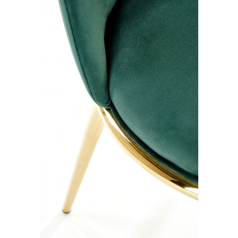 Zielono złote krzesło Gasso