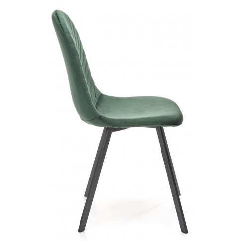 Nowoczesne zielone krzesło Xaros