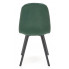Zielone tapicerowane krzesło Xaros