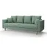 Miętowa sofa rozkładana - Diamante