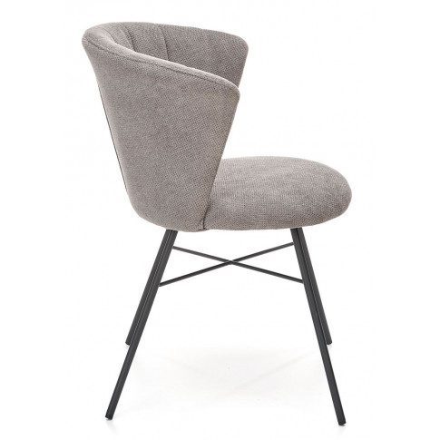 Szare nowoczesne krzesło Voxar