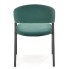 Zielone krzesło loftowe Elores