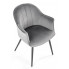 Szare nowoczesne krzesło Irox