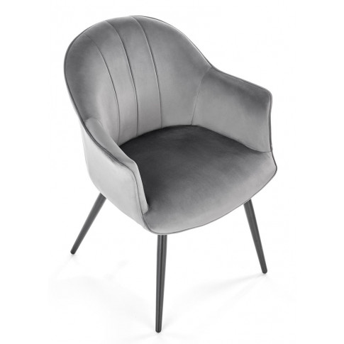 Szare nowoczesne krzesło Irox