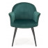 Zielone krzesło do jadalni Irox