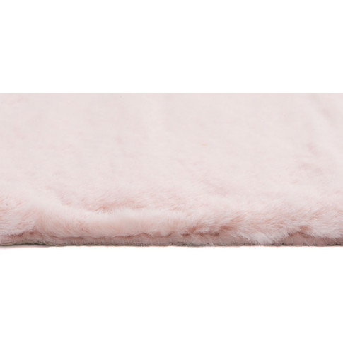 różowy dywan prostokątny pluszowy rabbit ajos
