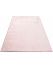 Różowy dywan prostokątny pluszowy - Ajos w sklepie Edinos.pl