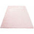 różowy pluszowy dywan prostokątny dla dziewczynki ajos