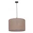 Beżowa lampa wisząca z materiałowym abażurem S953-Jova