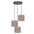 Regulowana lampa wisząca boho z 3 abażurami S954-Jova