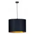 Lampa z czarno-złotym abażurem S958-Wenos