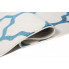 niebieski bialy dywan prostokatny nowoczesny pokojowy mistic 3x