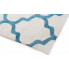 niebiesko bialy dywan marokanski wzor do salonu sypialni mistic 3x