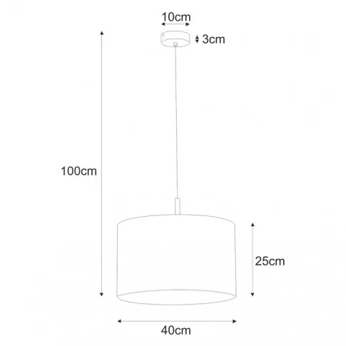 Wymiary lampy S963-Vena