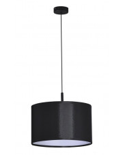 Czarna nowoczesna lampa wisząca abażurowa - S963-Vena w sklepie Edinos.pl