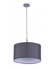 Szara minimalistyczna lampa z abażurem - S963-Vena w sklepie Edinos.pl