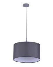 Szara minimalistyczna lampa z abażurem - S963-Vena w sklepie Edinos.pl