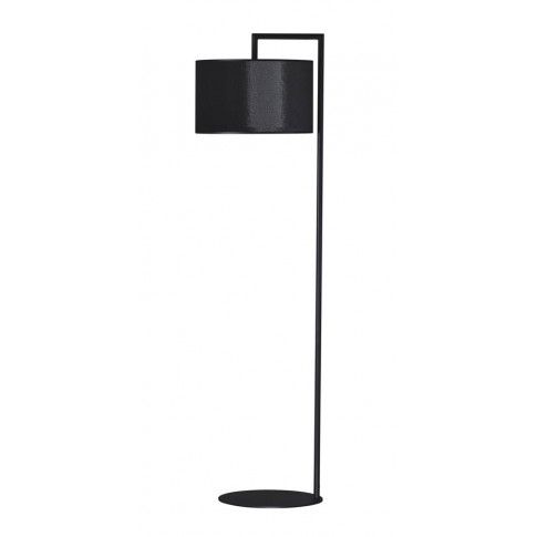 Czarna minimalistyczna lampa podłogowa S965-Vena