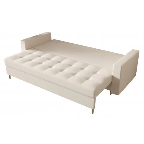 Biała rozkładana sofa Gemma