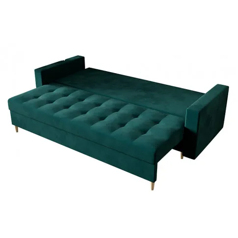 Turkusowa rozkładana sofa Gemma