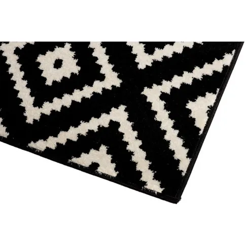 czarno biały chodnik w marokański wzór masero 5x