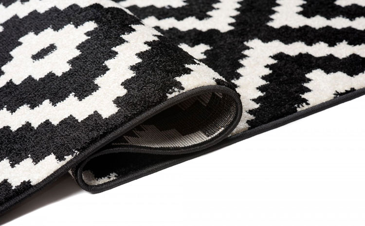 Czarny dywan w marokański wzór Mistic 9X