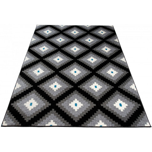 czarno szary prostokątny dywan marokański mistic 9x