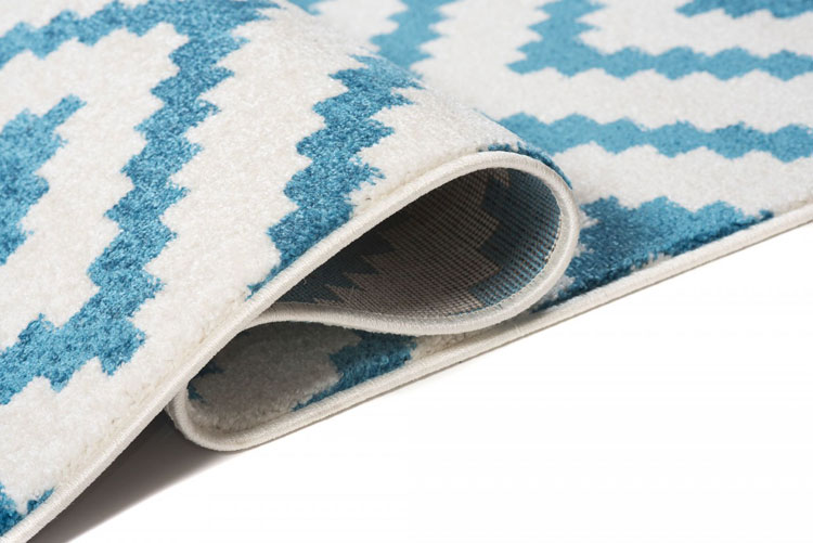 Biały dywan w marokański wzór Mistic 9X