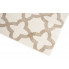 kremowy nowoczesny dywan we wzory krotkowlosy mistic 6x