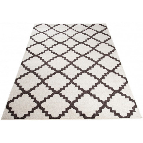 beżowy dywan prostokątny nowoczesny mistic 5x