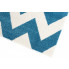 skandynawski dywan pokojowy biel niebieski amero 10x