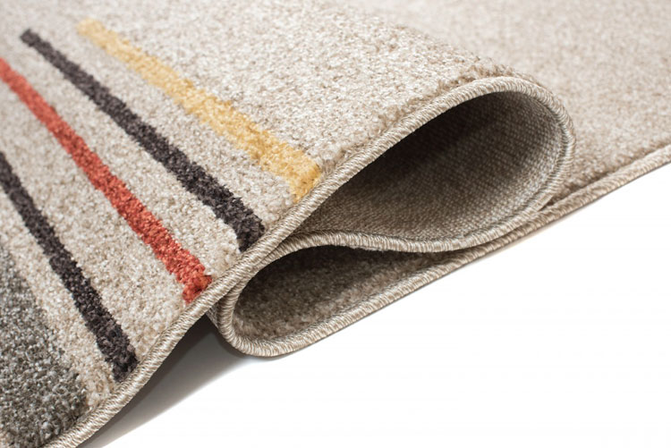 Geometryczny dywan młodzieżowy z gwiazdą Utis beżowy