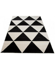 Czarno biały dywan nowoczesny w trójkąty - Maero 8X w sklepie Edinos.pl