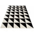 czarnobiały dywan geometryczny maero 4x