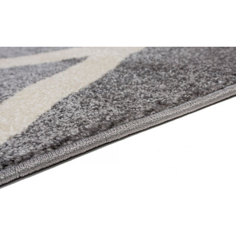 prostokątny dywan w skandynawski wzór szary maero 9x