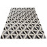 dywan w geometryczny wzór biało szary maero 3x