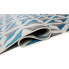 niebieski geometryczny dywan nowoczesny do salonu maero 3x