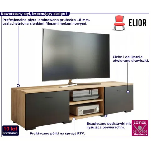 infografika szafki rtv pixelo artisan czarny