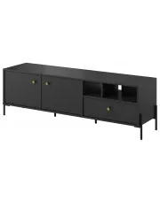 Antracytowa szafka rtv - Engell 5X w sklepie Edinos.pl