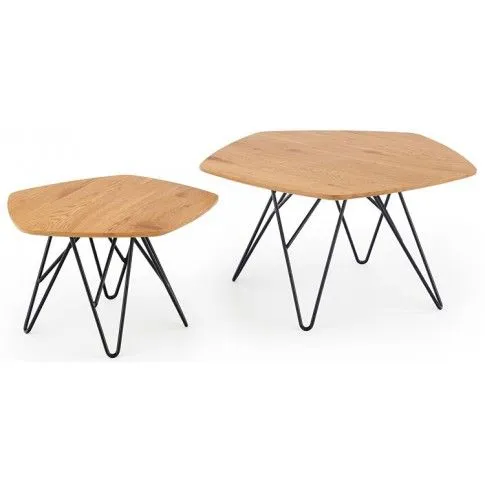 Zdjęcie zestaw dwóch ław dąb złoty Zeller | Edinos.pl